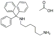 MONO-TRITYL 1,6-DIAMINOHEXANE ACETIC ACID SALT Struktur