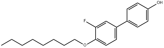 3'-FLUORO-4'-(OCTYLOXY)[1,1'-BIPHENYL]-4-OL Struktur