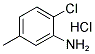 3-AMINO-4-CHLOROTOLUENE HYDROCHLORIDE Struktur