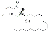 N-HEXANOYL-D-ERYTHRO-DIHYDROSPHINGOSINE, [HEXANOYL-1-14C] Struktur