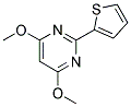 2-(2-THIENYL)-4,6-DIMETHOXYPYRIMIDINE Struktur