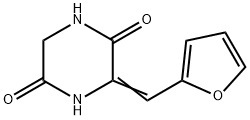 3-(2-FURYLMETHYLENE)TETRAHYDRO-2,5-PYRAZINEDIONE Struktur