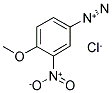 M-NITRO-P-ANISIDINE DIAZOTATE Struktur