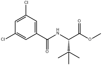 METHYL 2-[(3,5-DICHLOROBENZOYL)AMINO]-3,3-DIMETHYLBUTANOATE Struktur