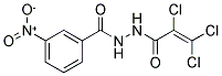 3-NITRO-N'-(2,3,3-TRICHLOROALLANOYL)BENZOHYDRAZIDE Struktur