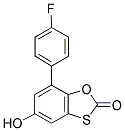 7-(4-FLUORO-PHENYL)-5-HYDROXY-BENZO[1,3]OXATHIOL-2-ONE Struktur