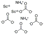 AMMONIUM CARBONATE/SCANDIUM CARBONATE, DOUBLE SALT MONOHYDRATE Struktur