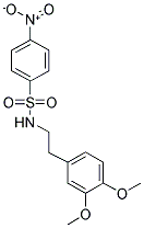 (2-(3,4-DIMETHOXYPHENYL)ETHYL)((4-NITROPHENYL)SULFONYL)AMINE Struktur