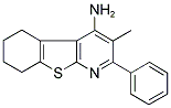 3-METHYL-2-PHENYL-5,6,7,8-TETRAHYDRO-BENZO-[4,5]THIENO[2,3-B]PYRIDIN-4-YLAMINE Struktur