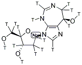 2'-DEOXYCOFORMYCIN, [3H]- Struktur