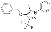 4-(BENZYLOXY)-5-METHYL-1-PHENYL-3-(TRIFLUOROMETHYL)-1H-PYRAZOLE Struktur