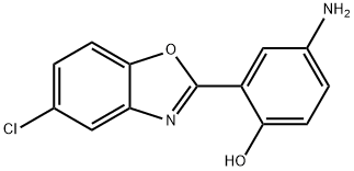 4-AMINO-2-(5-CHLORO-BENZOOXAZOL-2-YL)-PHENOL Struktur