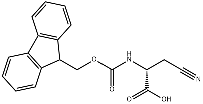 FMOC-D-ALA(3-CN)-OH Struktur