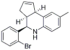 (3AS,4R,9BR)-4-(2-BROMOPHENYL)-8-METHYL-3A,4,5,9B-TETRAHYDRO-3H-CYCLOPENTA[C]QUINOLINE Struktur