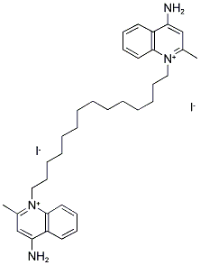 DEQUALINIUM ANALOG, C-14 LINKER Struktur