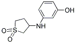 (1,1-DIOXO-TETRAHYDRO-1LAMBDA6-THIOPHEN-3-YL)-(3-HYDROXY-PHENYL)-AMMONIUM Struktur