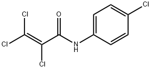 2,3,3-TRICHLORO-N-(4-CHLOROPHENYL)ACRYLAMIDE Struktur