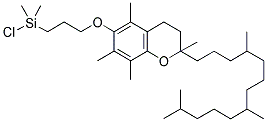 DL-ALPHA-TOCOPHEROLOXYPROPYLDIMETHYLCHLOROSILANE Struktur