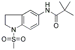 N-[2,3-DIHYDRO-1-(METHYLSULPHONYL)-(1H)-INDOL-5-YL]-2,2-DIMETHYLPROPANAMIDE Struktur