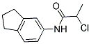 2-CHLORO-N-2,3-DIHYDRO-1H-INDEN-5-YLPROPANAMIDE Struktur