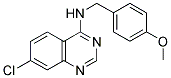 7-CHLORO-N-(4-METHOXYBENZYL)-4-QUINAZOLINAMINE Struktur