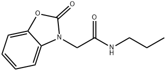 2-[2-OXO-1,3-BENZOXAZOL-3(2H)-YL]-N-PROPYLACETAMIDE Struktur