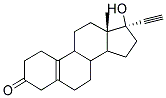 17-ETHYNYL-17-HYDROXY-13-METHYL-1,2,4,6,7,8,9,11,12,13,14,15,16,17-TETRADECAHYDRO-CYCLOPENTA[A]PHENANTHREN-3-ONE Struktur