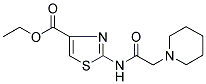 ETHYL 2-[(2-PIPERIDINOACETYL)AMINO]-1,3-THIAZOLE-4-CARBOXYLATE Struktur