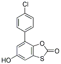 7-(4-CHLORO-PHENYL)-5-HYDROXY-BENZO[1,3]OXATHIOL-2-ONE Struktur