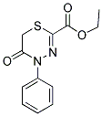 ETHYL 5-OXO-4-PHENYL-5,6-DIHYDRO-4H-1,3,4-THIADIAZINE-2-CARBOXYLATE Struktur