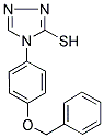 4-[4-(BENZYLOXY)PHENYL]-4H-1,2,4-TRIAZOLE-3-THIOL Struktur