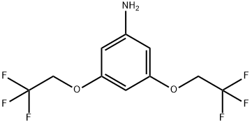 3,5-BIS-(2,2,2-TRIFLUORO-ETHOXY)-PHENYLAMINE Struktur