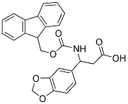 3-N-FMOC-3-(3,4-METHYLENEDIOXYPHENYL) PROPIONIC ACID Struktur