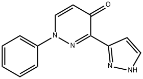 1-PHENYL-3-(1H-PYRAZOL-3-YL)-4(1H)-PYRIDAZINONE Struktur