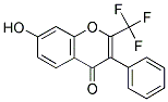 7-HYDROXY-3-PHENYL-2-TRIFLUOROMETHYL-CHROMEN-4-ONE Struktur