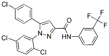 5-(4-CHLOROPHENYL)-1-(2,5-DICHLOROPHENYL)-N-[3-(TRIFLUOROMETHYL)PHENYL]-1H-PYRAZOLE-3-CARBOXAMIDE Struktur