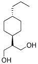 2-(TRANS-4'-N-PROPYL-CYCLOHEXYL)PROPANE-1,3-DIOL Struktur