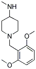 1-(2,6-DIMETHOXYBENZYL)-N-METHYLPIPERIDINE-4-AMINE Struktur