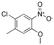 5-CHLORO-2-METHOXY-4-METHYLNITROBENZENE Struktur