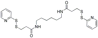 1,6-HEXANE-BIS-[3-(2-PYRIDYLDITHIO)PROPIONAMIDE] Struktur