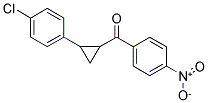 [2-(4-CHLOROPHENYL)CYCLOPROPYL](4-NITROPHENYL)METHANONE Struktur