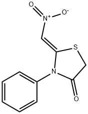 2-(NITROMETHYLENE)-3-PHENYL-1,3-THIAZOLAN-4-ONE Struktur