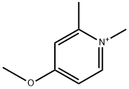 4-METHOXY-1,2-DIMETHYLPYRIDINIUM Struktur