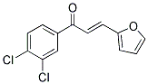 (E)-1-(3,4-DICHLOROPHENYL)-3-(2-FURYL)-2-PROPEN-1-ONE Struktur