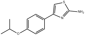 4-(4-ISOPROPOXY-PHENYL)-THIAZOL-2-YLAMINE Struktur