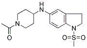 N-(1-ACETYLPIPERIDIN-4-YL)-2,3-DIHYDRO-1-(METHYLSULPHONYL)-(1H)-INDOL-5-AMINE Struktur