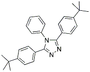 3,5-BIS(4-TERT-BUTYL-PHENYL)-4-PHENYL-TRIAZOLE Struktur