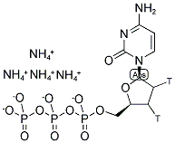 2',3'-DIDEOXYCYTIDINE 5'-TRIPHOSPHATE, TETRAAMMONIUM SALT, [2',3'-3H(N)]- Struktur