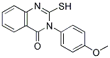 2-MERCAPTO-3-(4-METHOXYPHENYL)QUINAZOLIN-4(3H)-ONE Struktur