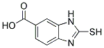 2-MERCAPTO-1H-BENZIMIDAZOLE-6-CARBOXYLIC ACID Struktur